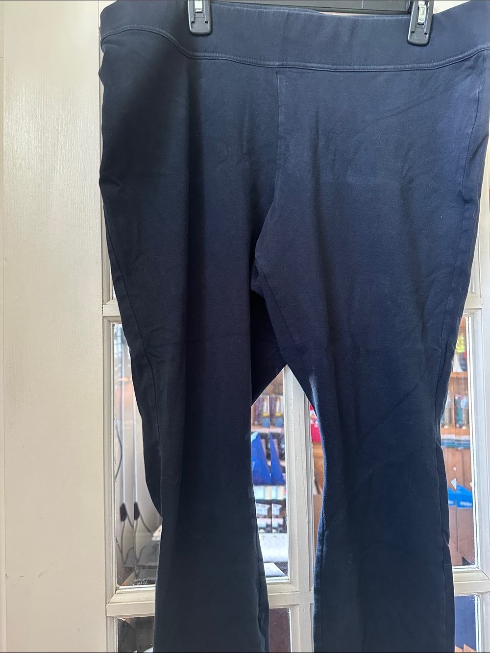Lands' End Black Stretch Leggings